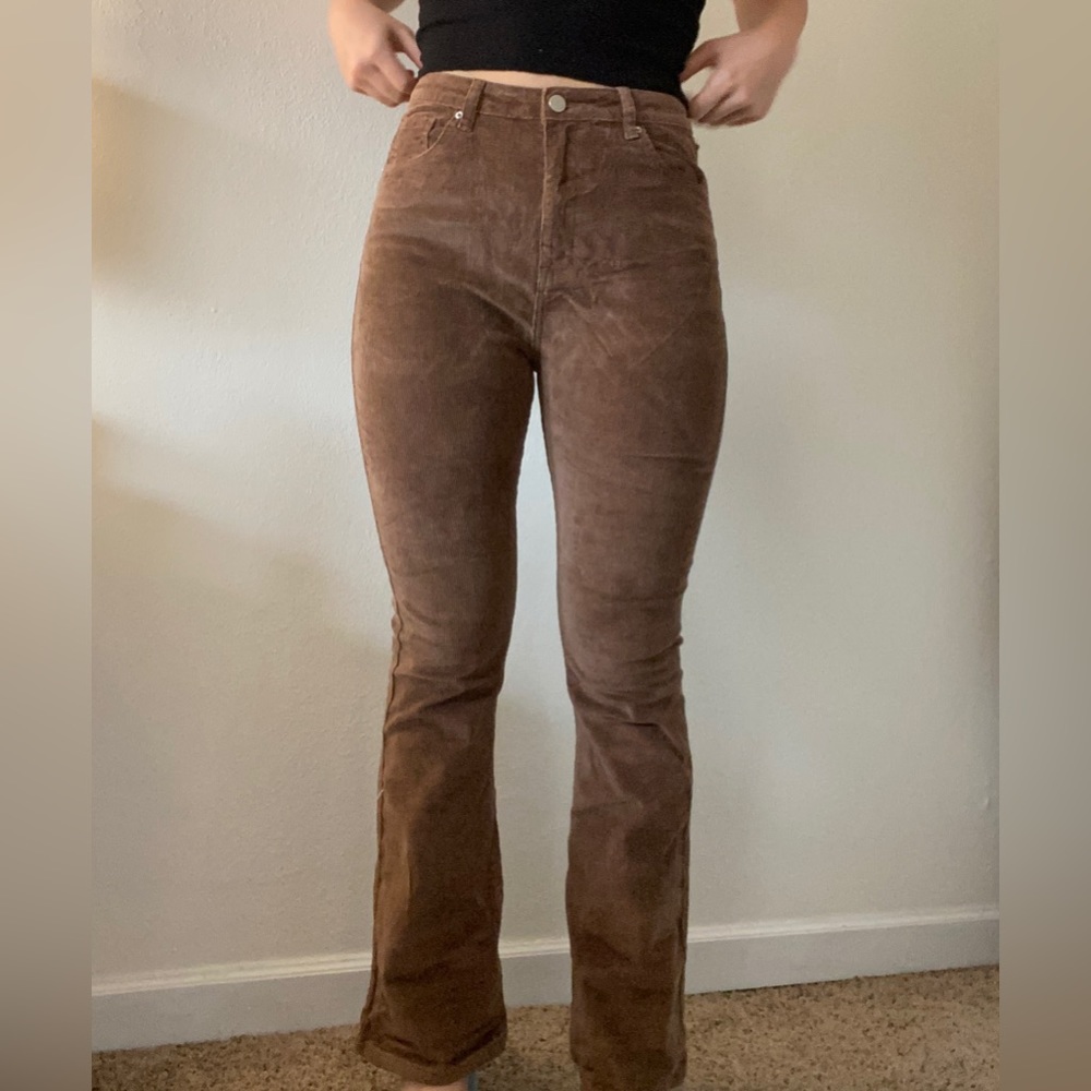 Brown corduroy pants